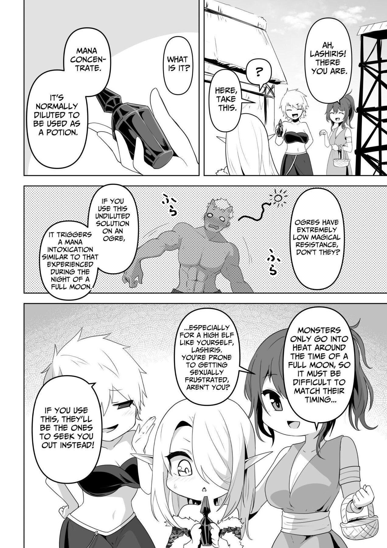 Hentai Manga Comic-Lustful Elf Wants To Be Violated Against Her Will-Read-8